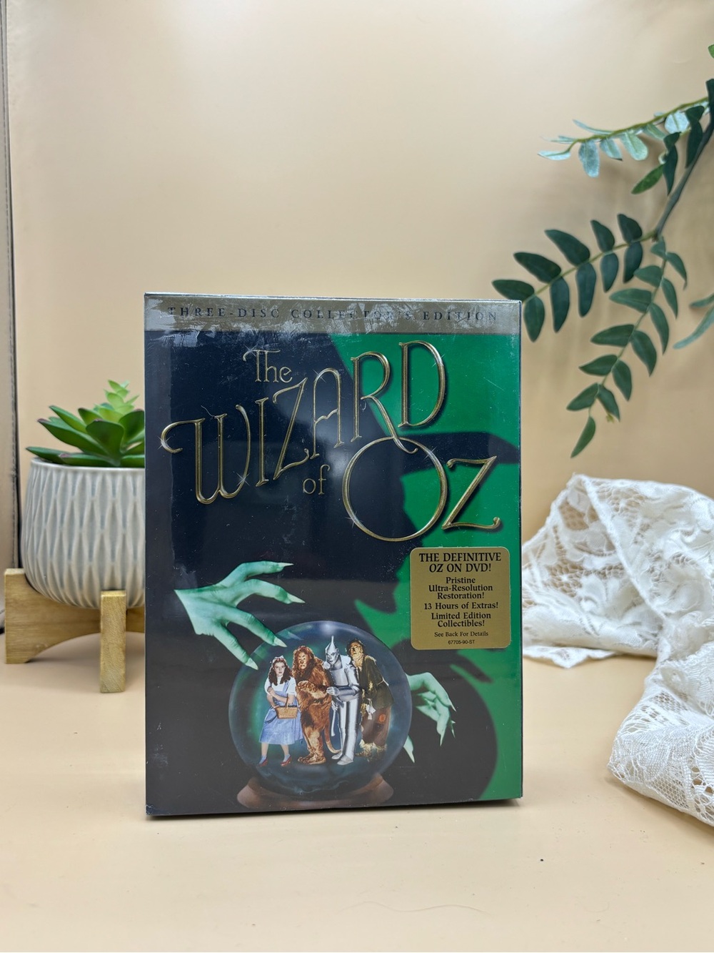The Wizard of Oz 3-Disc Collector’s Edition DVD NEW SEALED 1939 Memorabilia